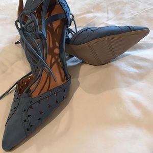 Brand new suede zip back